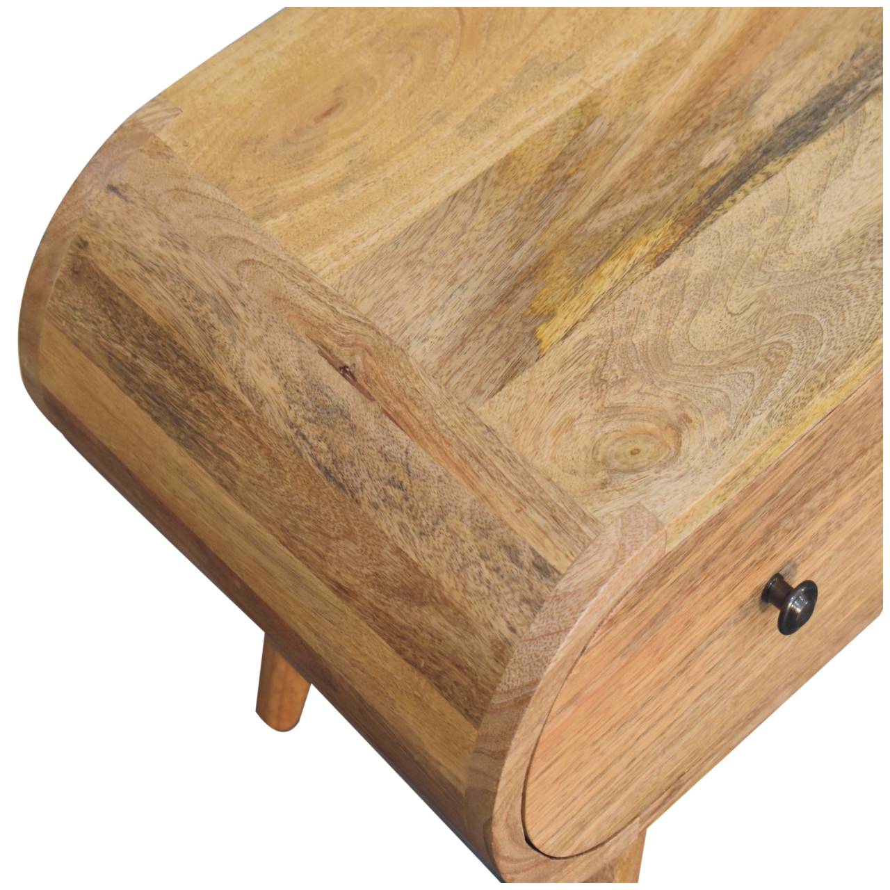 Oak-ish Circular TV Unit - Image 6