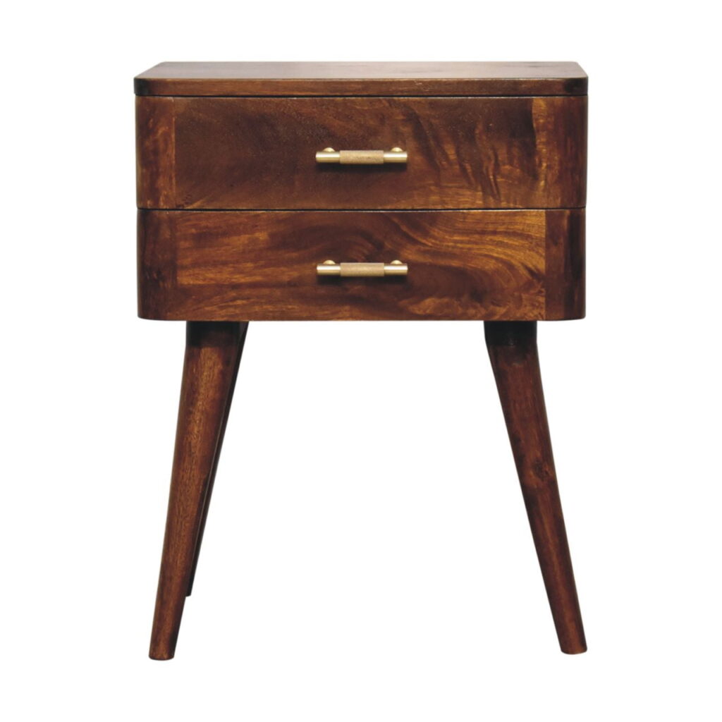 Canada Chestnut T-Bar Nordic Nightstand Suppliers