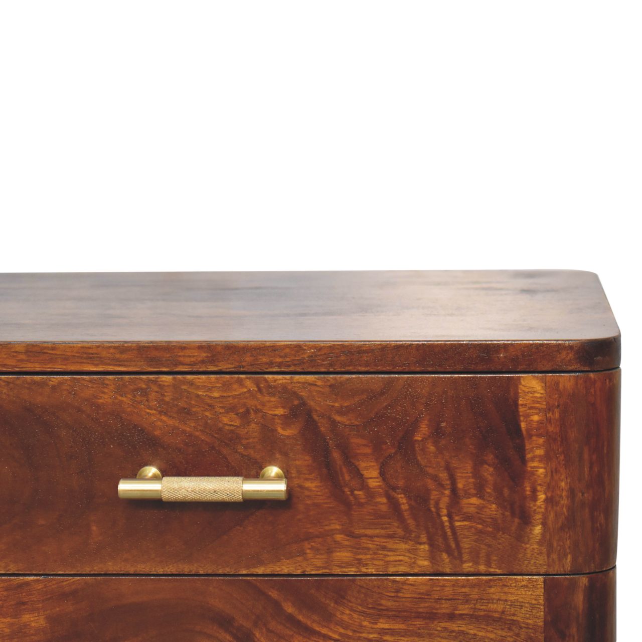 Chestnut T-Bar Nordic Nightstand - Image 5
