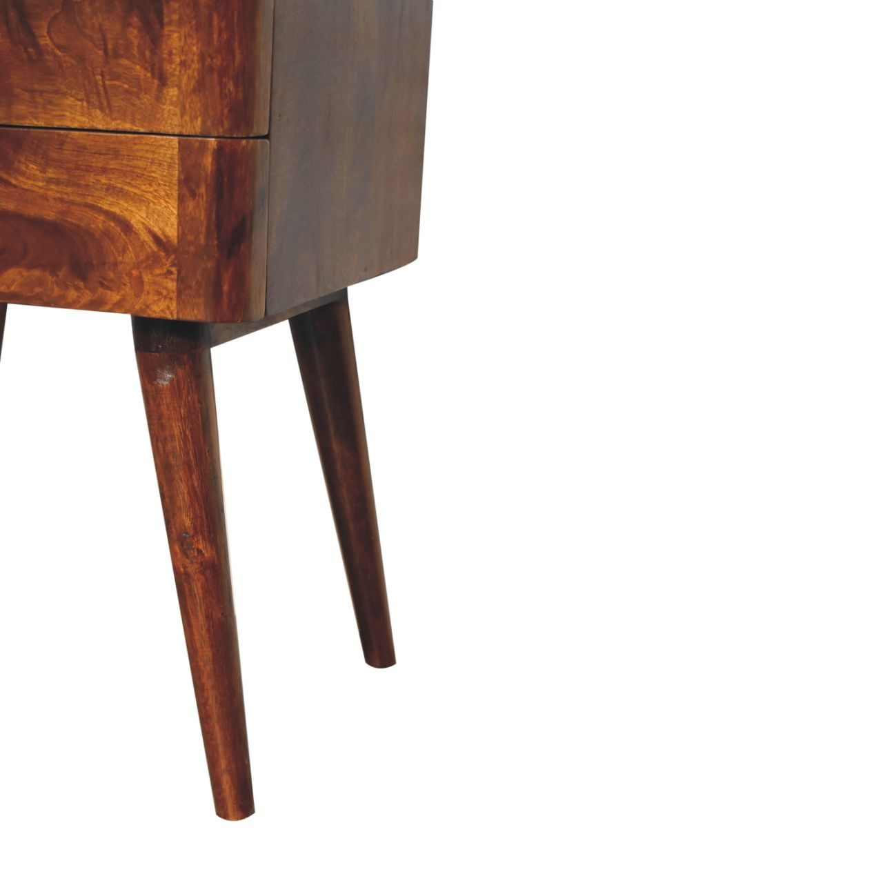 Chestnut T-Bar Nordic Nightstand - Image 8