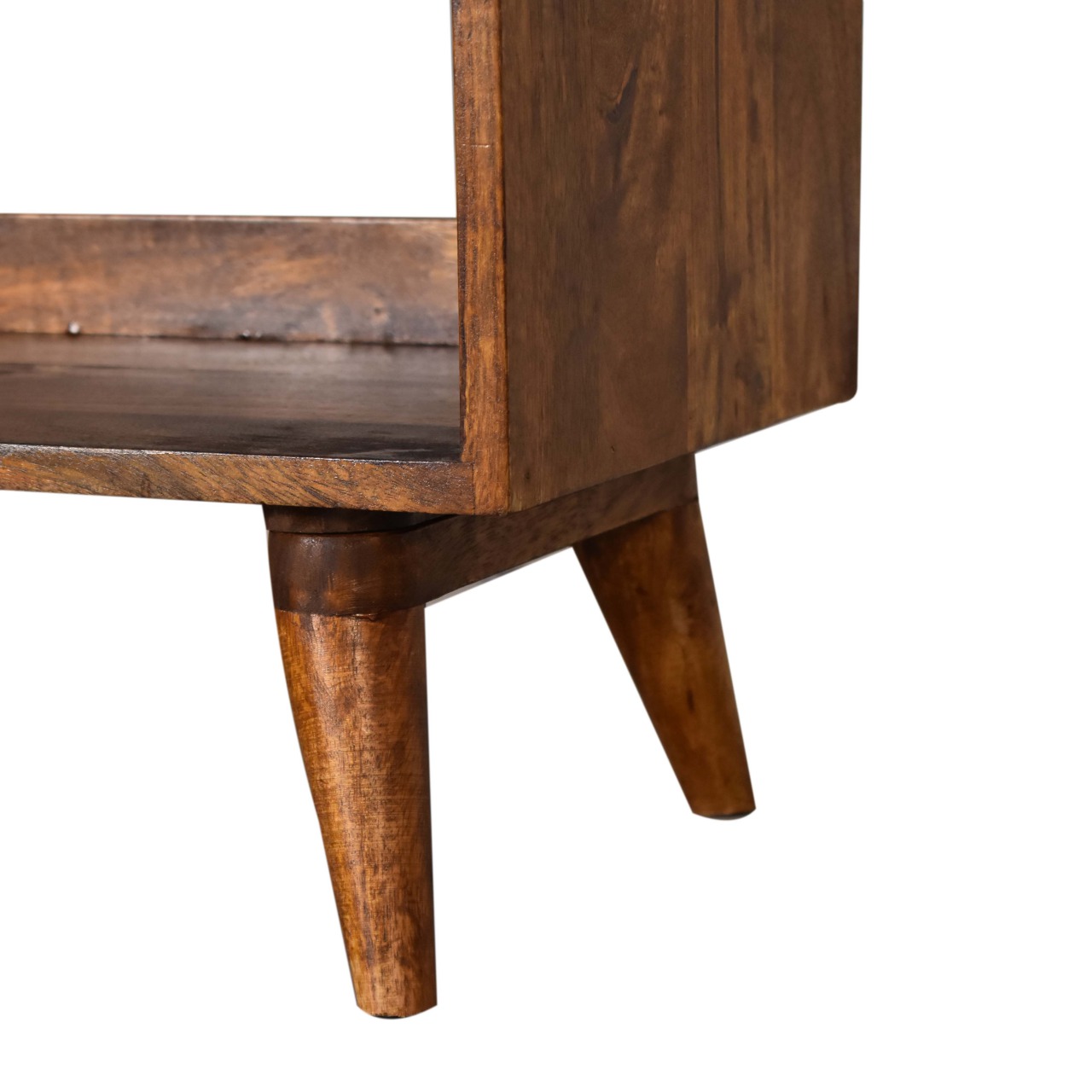 Brown Tweed Seat Pad Bench - Image 7