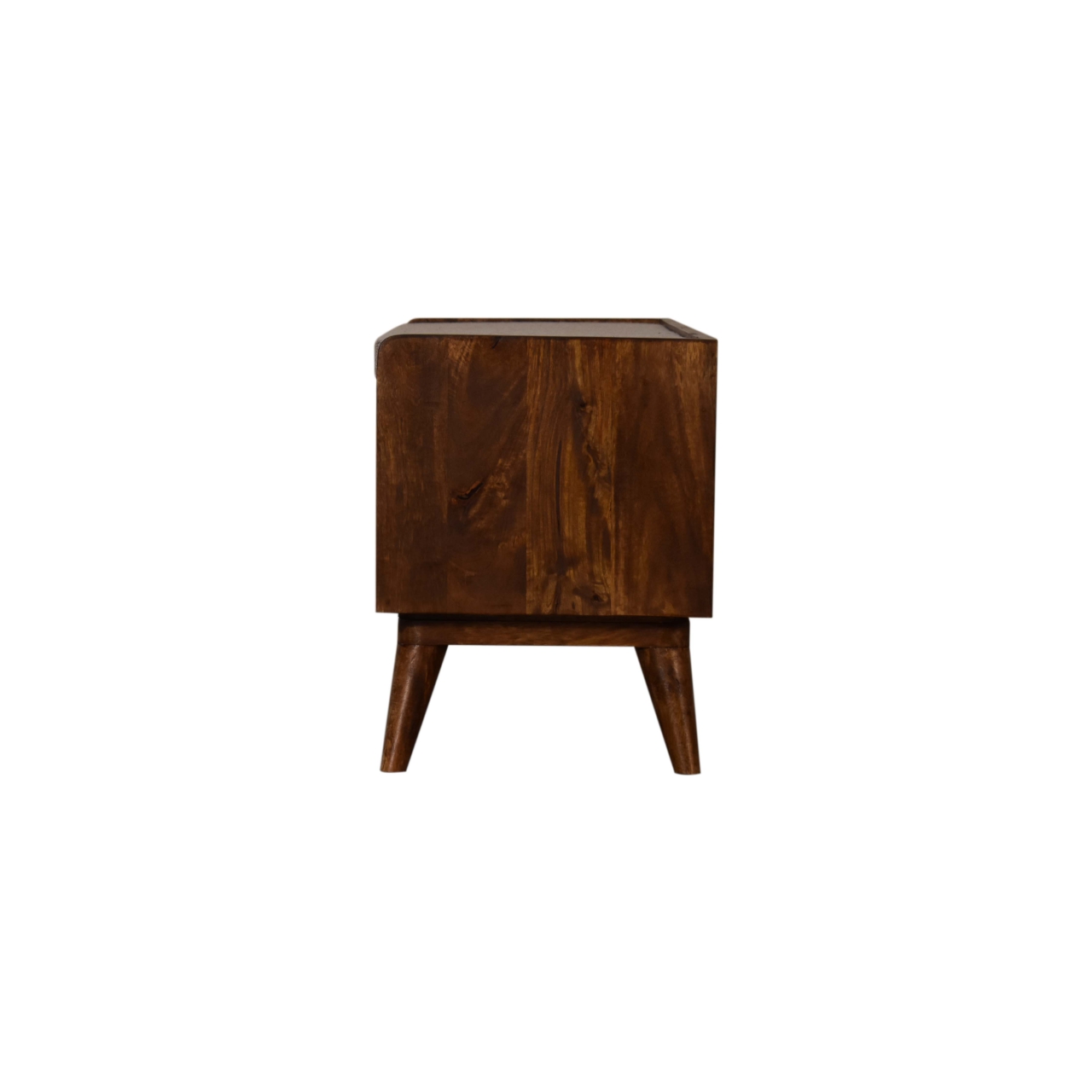 Brown Tweed Seat Pad Bench - Image 9