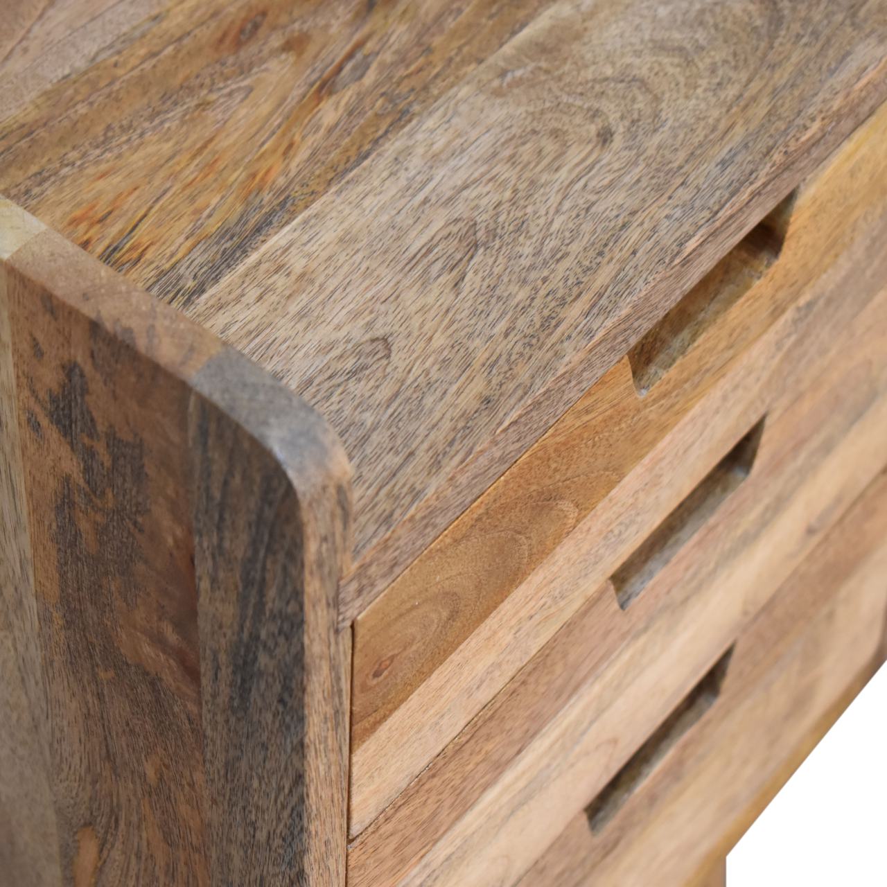 Oak-ish Small Gallery Back Nightstand - Image 6