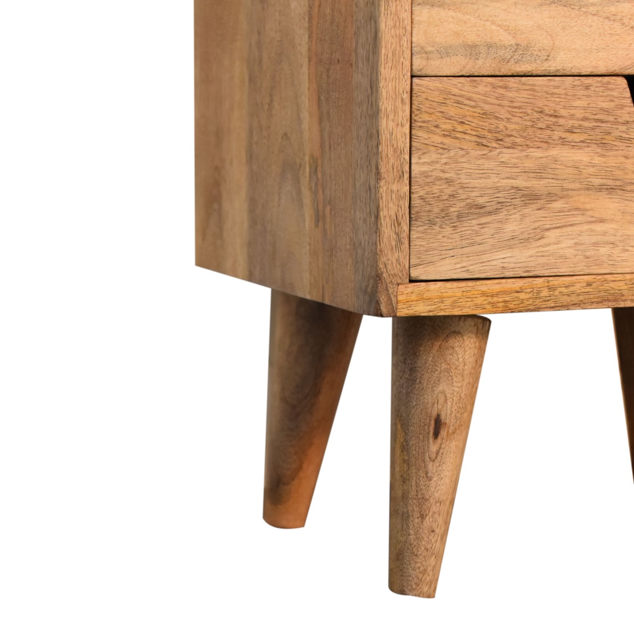 Oak-ish Small Gallery Back Nightstand - Image 7