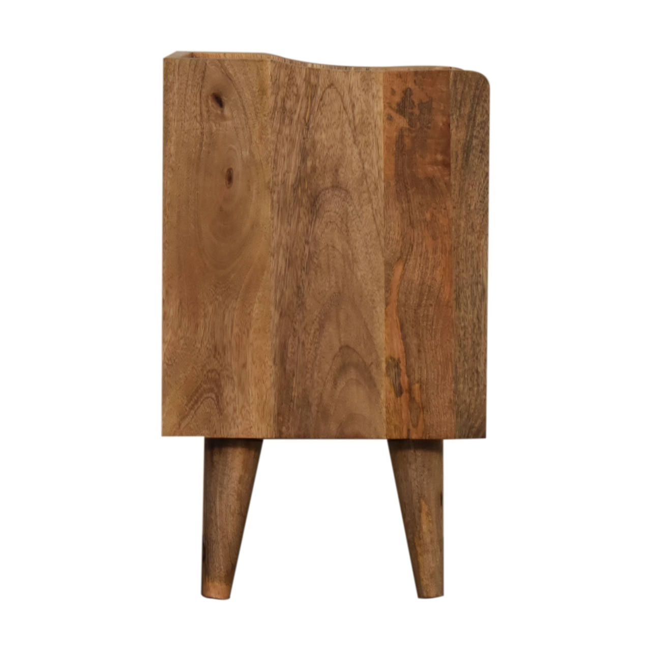 Oak-ish Small Gallery Back Nightstand - Image 8