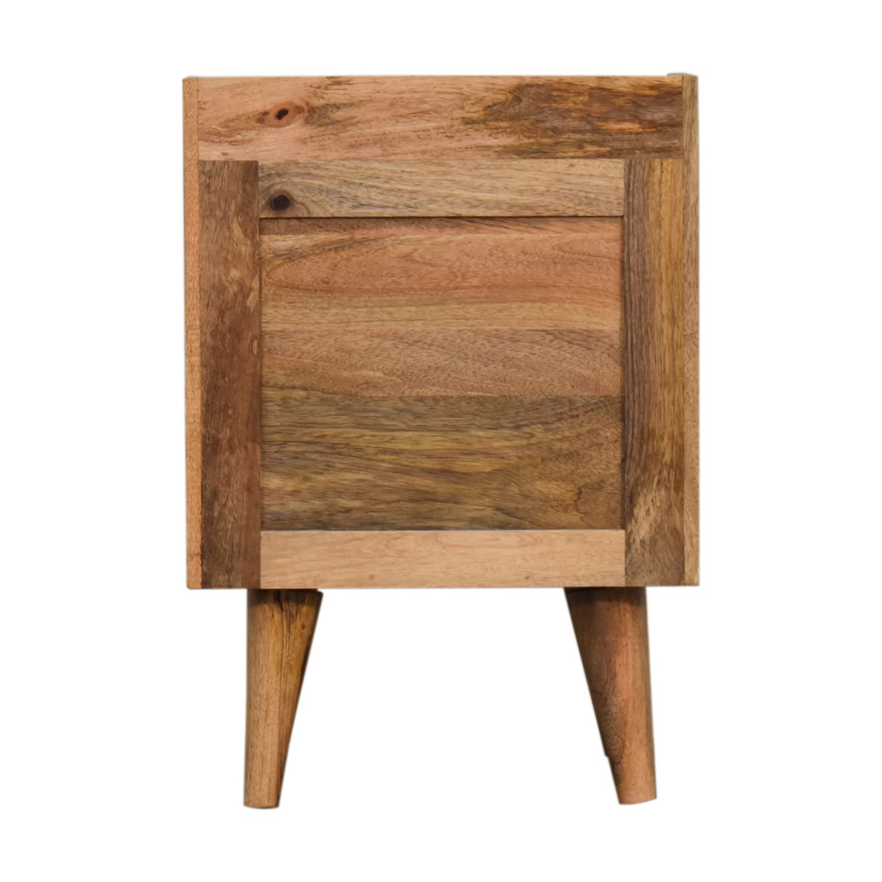 Oak-ish Small Gallery Back Nightstand - Image 9