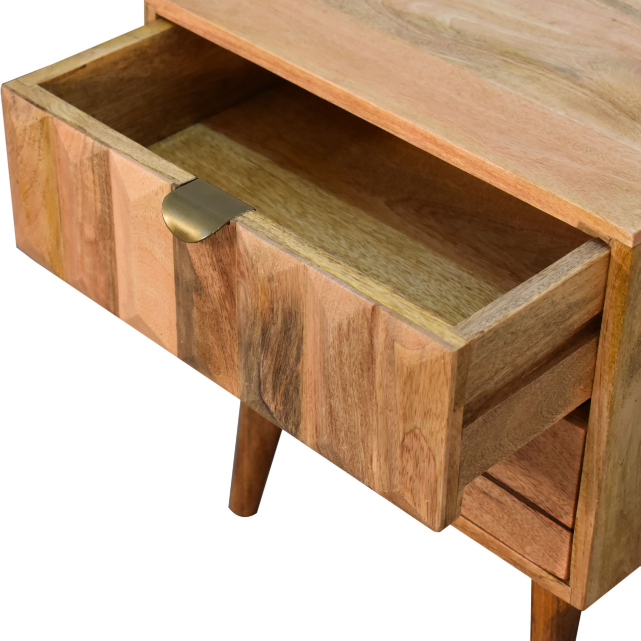Oak-ish Prism Nightstand - Image 7