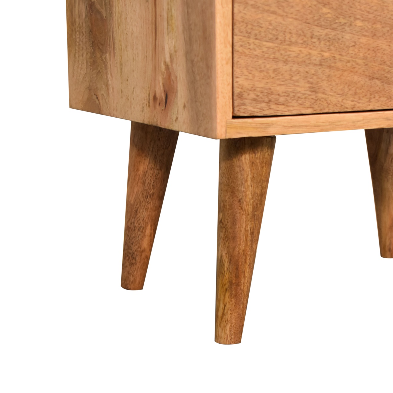 Oak-ish Prism Nightstand - Image 8