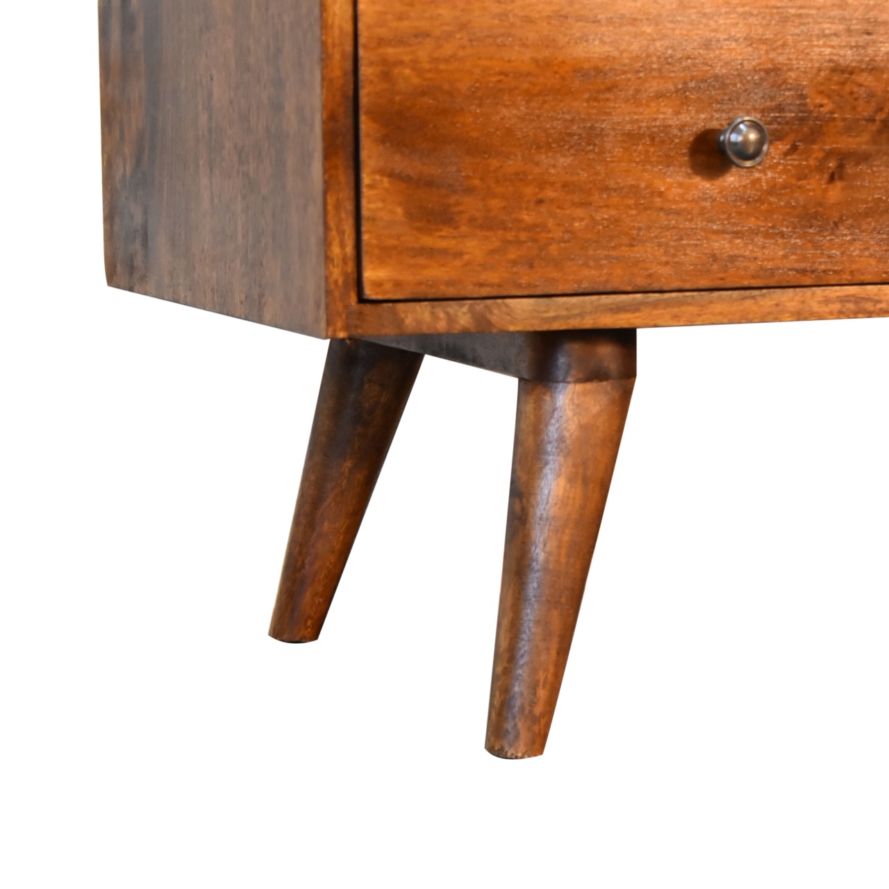 Chestnut Nordic 3 Drawer TV Unit - Image 8