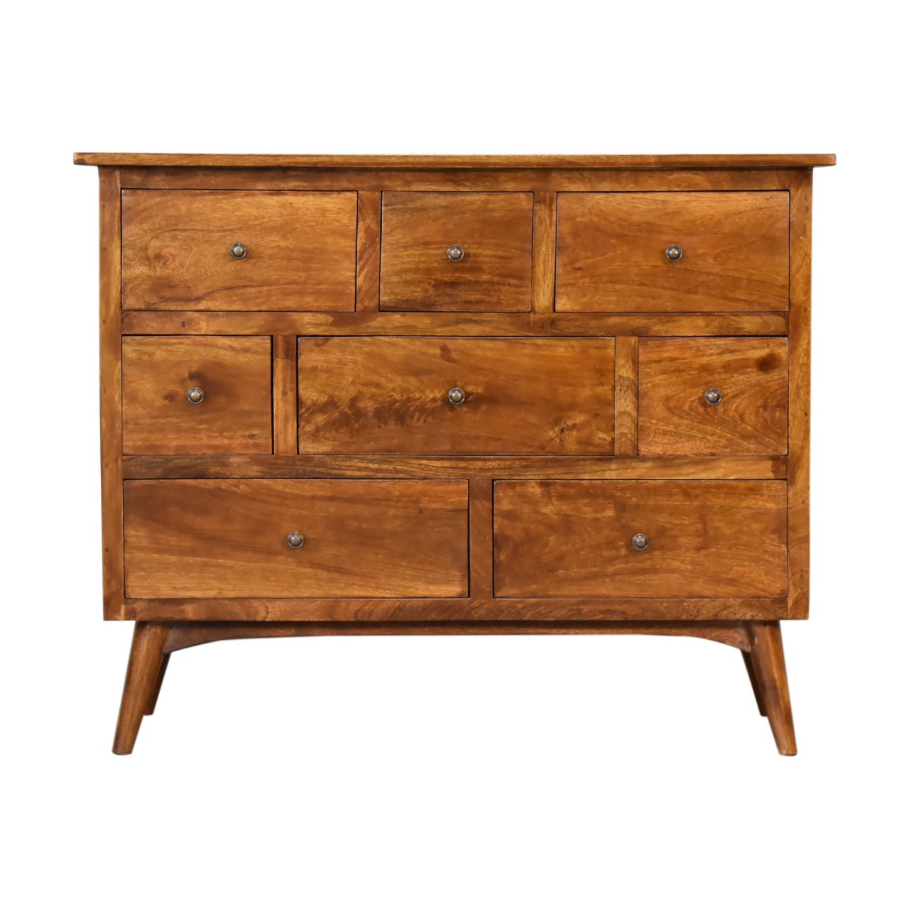 Canada Chestnut Solid Wood 8 Drawer Chest Suppliers
