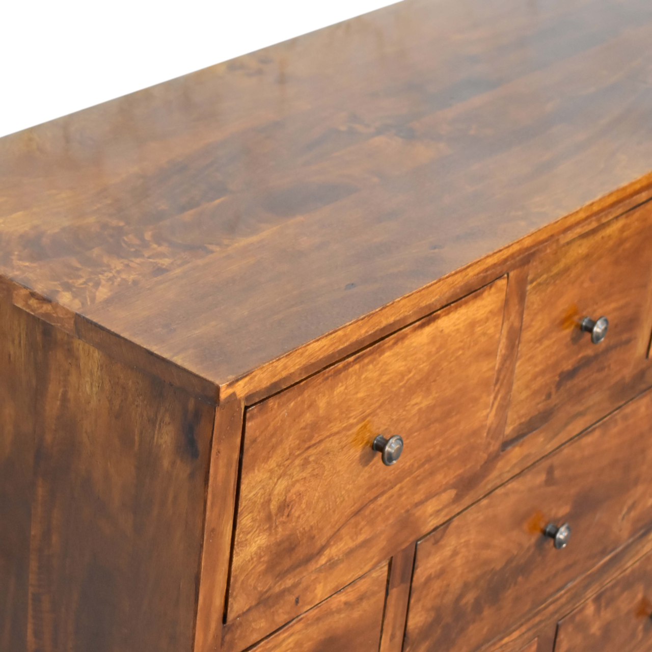 Chestnut Solid Wood 8 Drawer Chest - Image 6
