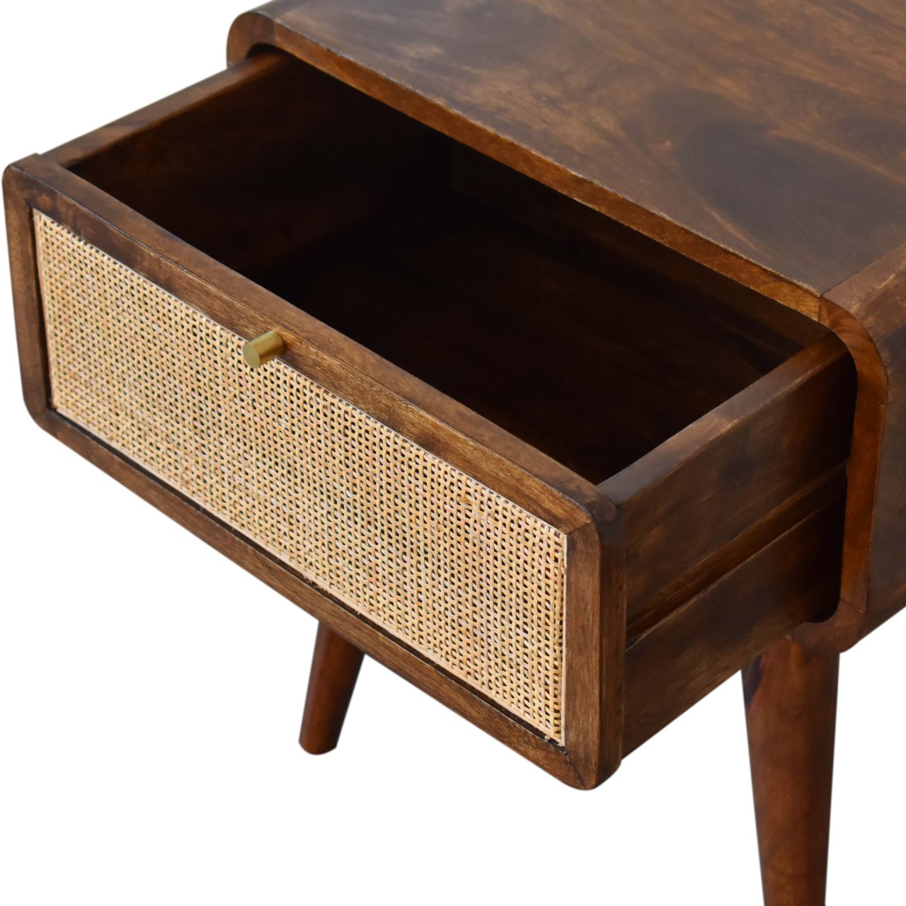 Close-knit Chestnut Nightstand - Image 7
