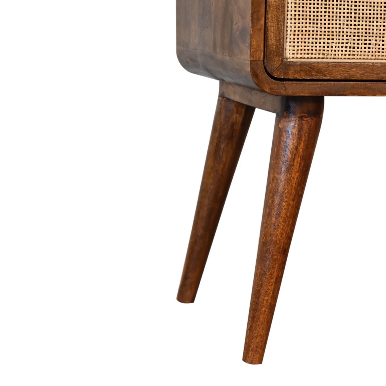 Close-knit Chestnut Nightstand - Image 8