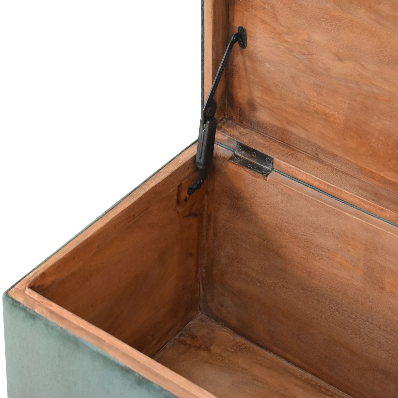 Emerald Velvet Lid-up Ottoman - Image 6
