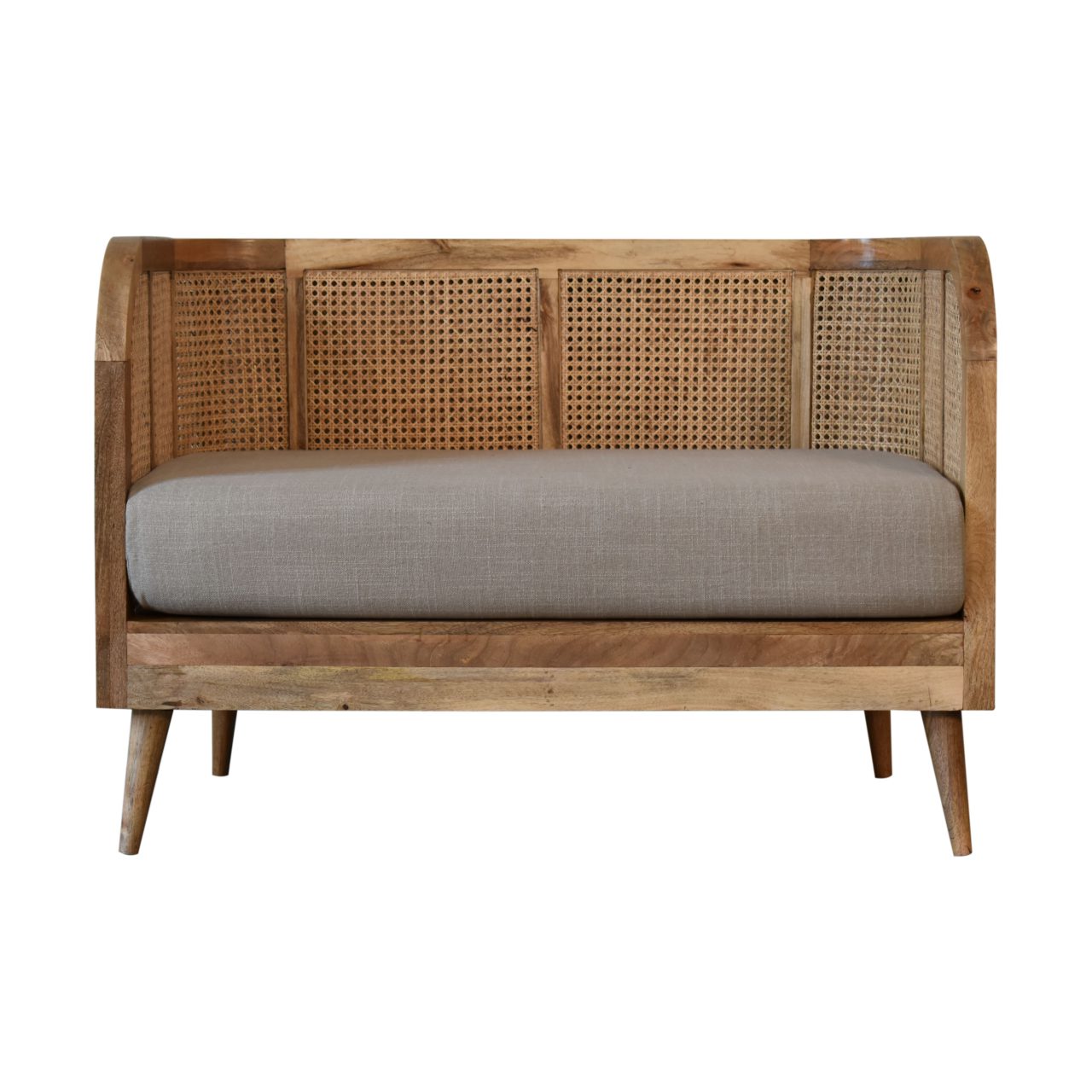 Larissa Mud Linen Sofa - Image 2