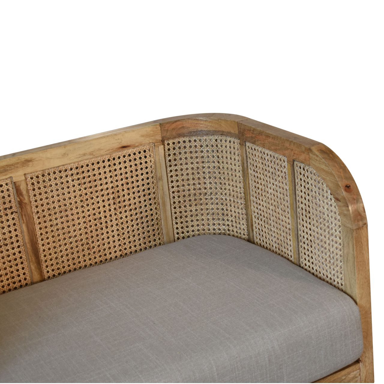 Larissa Mud Linen Sofa - Image 6