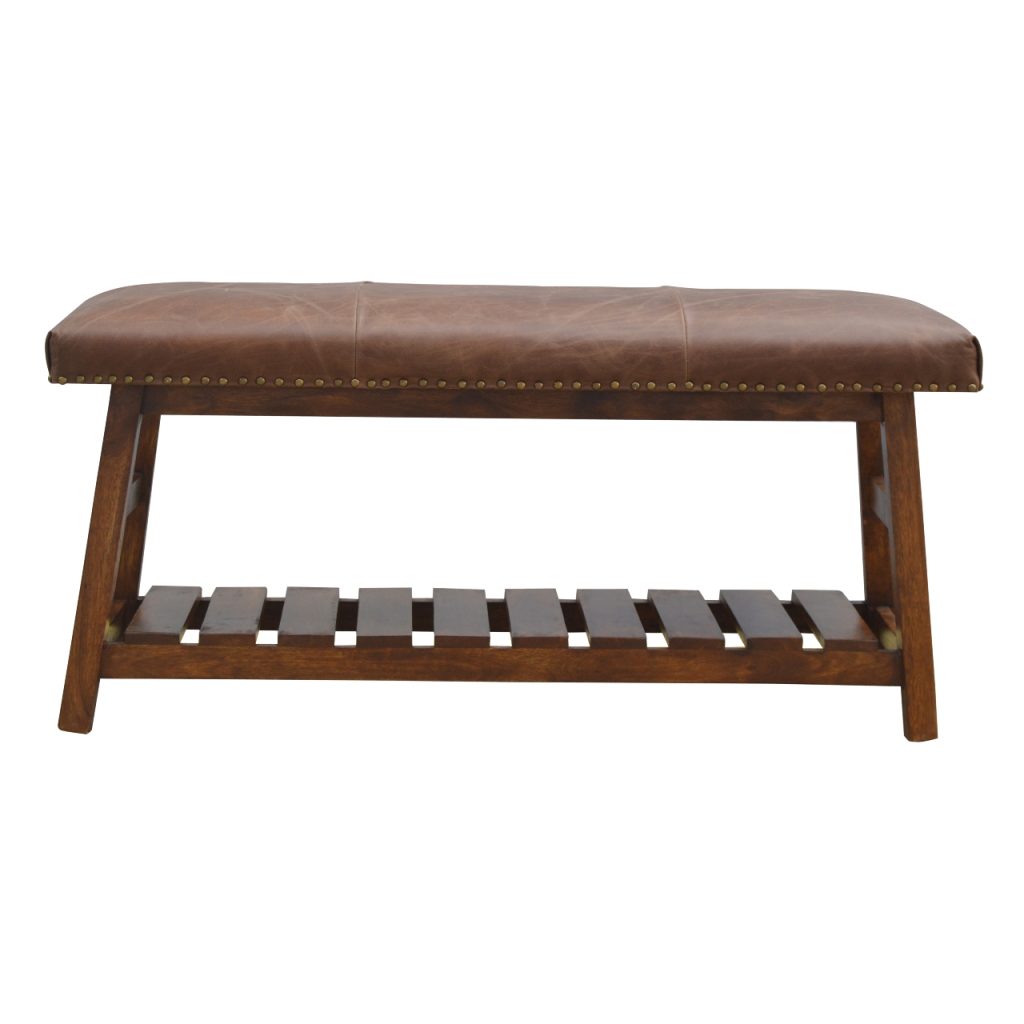Canada Buffalo Hide Hallway Bench Suppliers