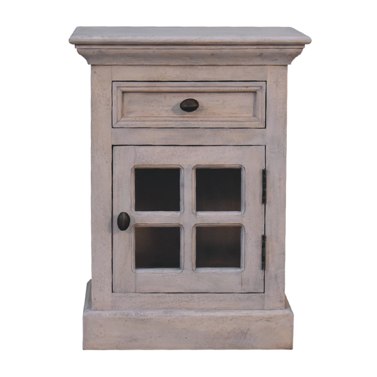 Glazed Stone Nightstand - Image 2