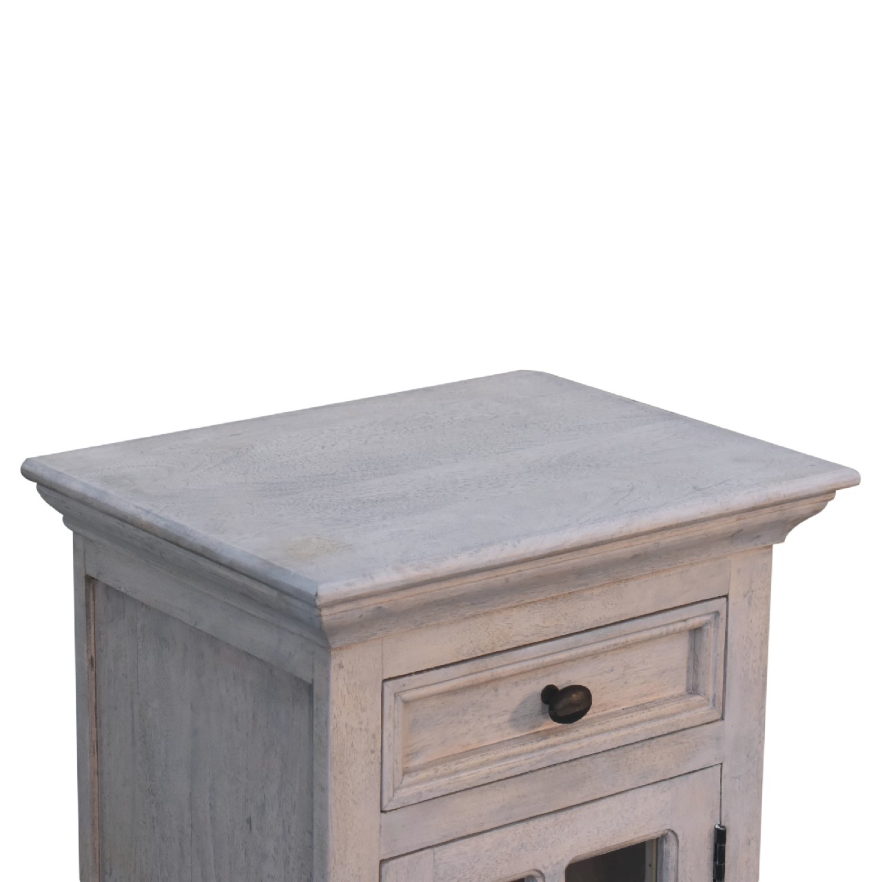 Glazed Stone Nightstand - Image 6