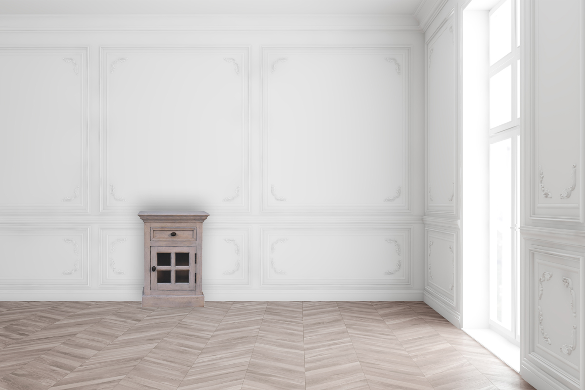 Glazed Stone Nightstand - Image 11