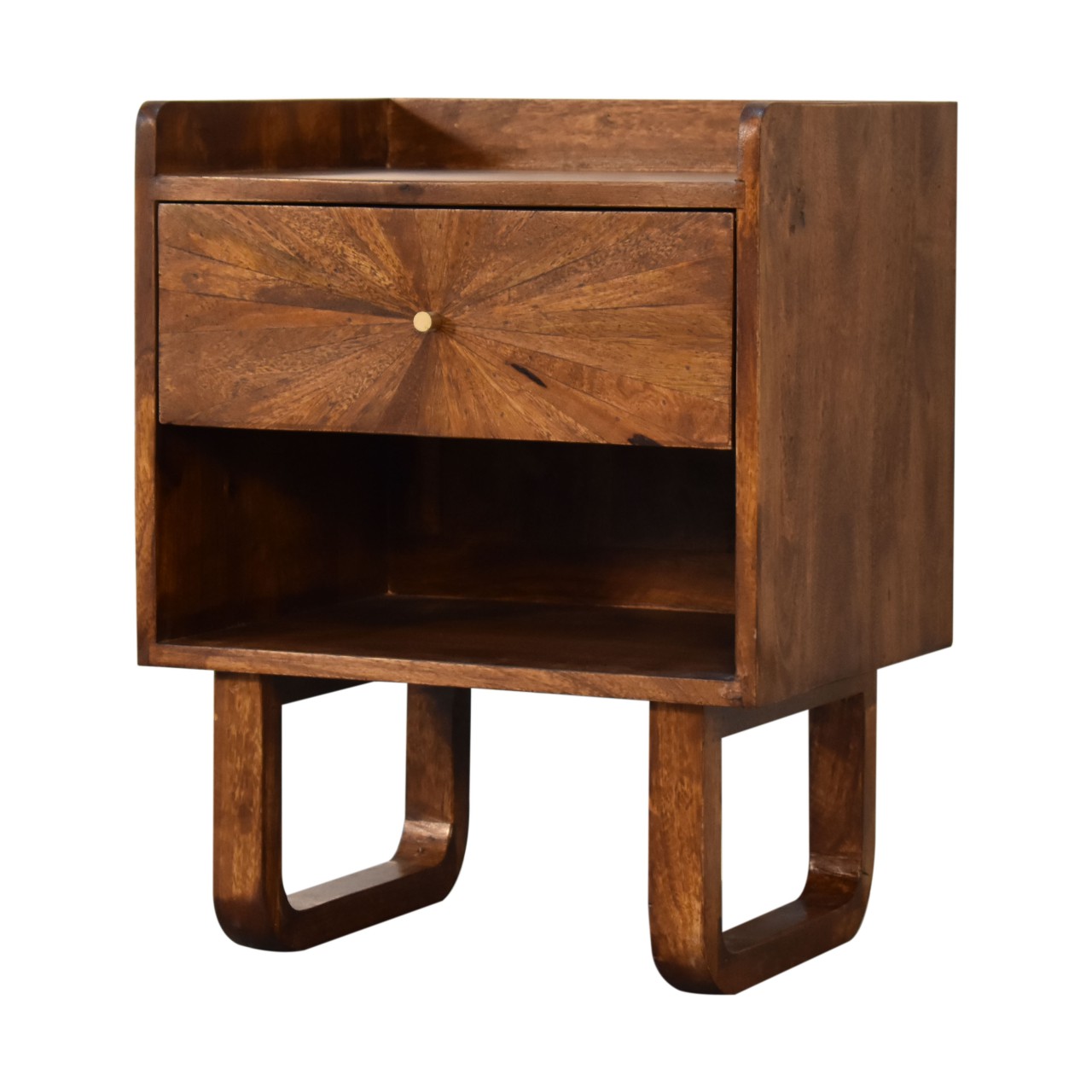 U-Chestnut Sunrise Open Nightstand - Image 2