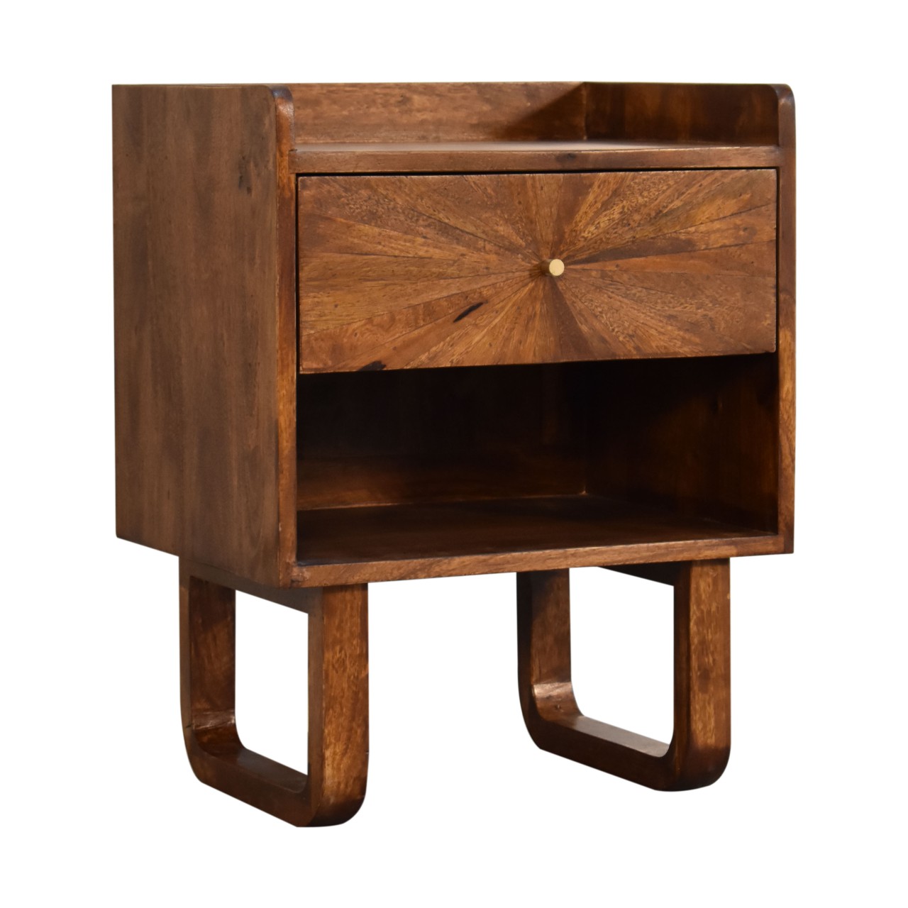 U-Chestnut Sunrise Open Nightstand - Image 3