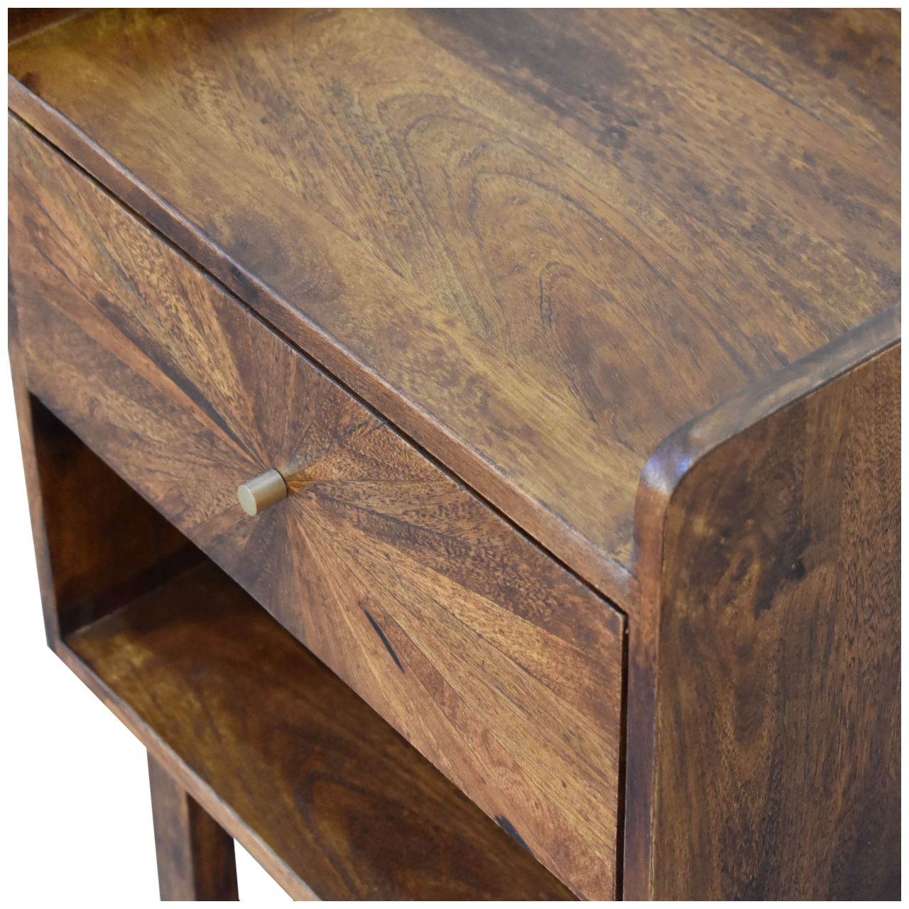 U-Chestnut Sunrise Open Nightstand - Image 5