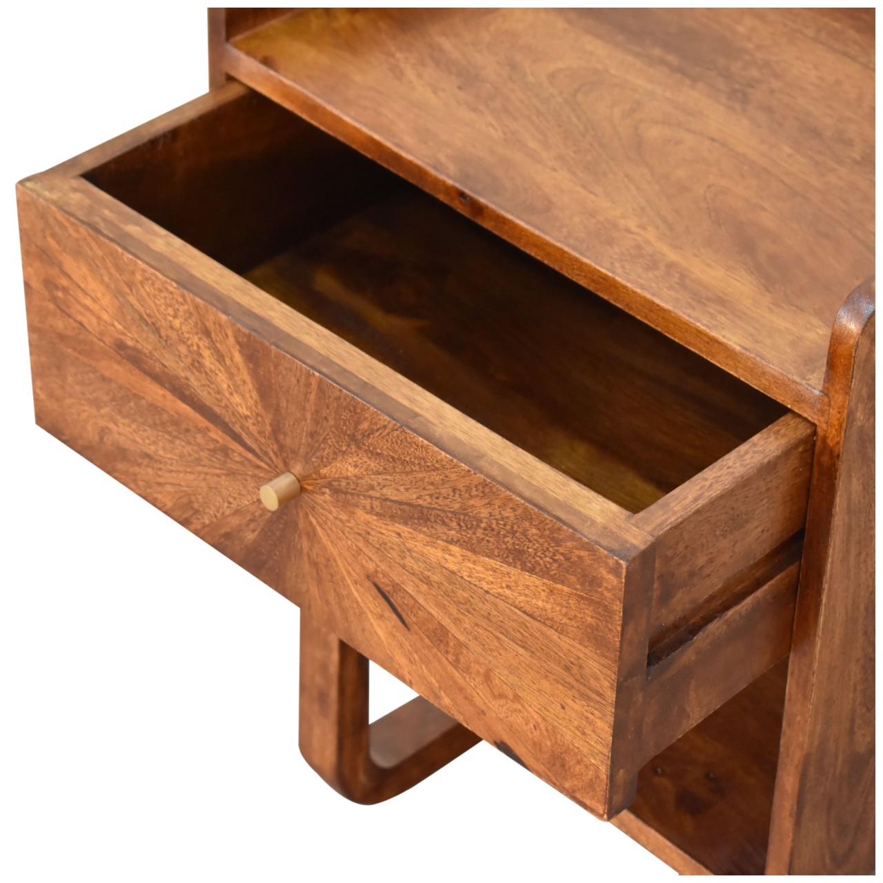 U-Chestnut Sunrise Open Nightstand - Image 6