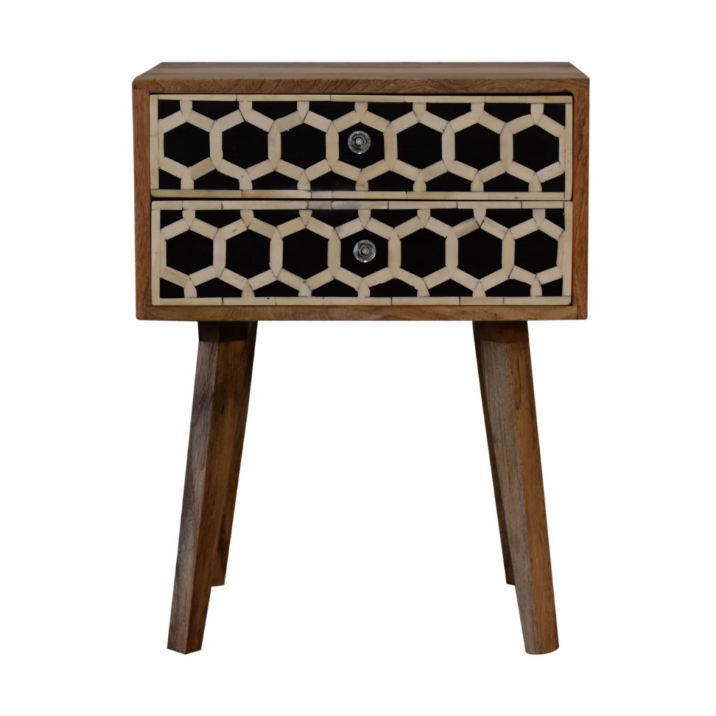 Canada Bone Inlay Scandi Nightstand Suppliers