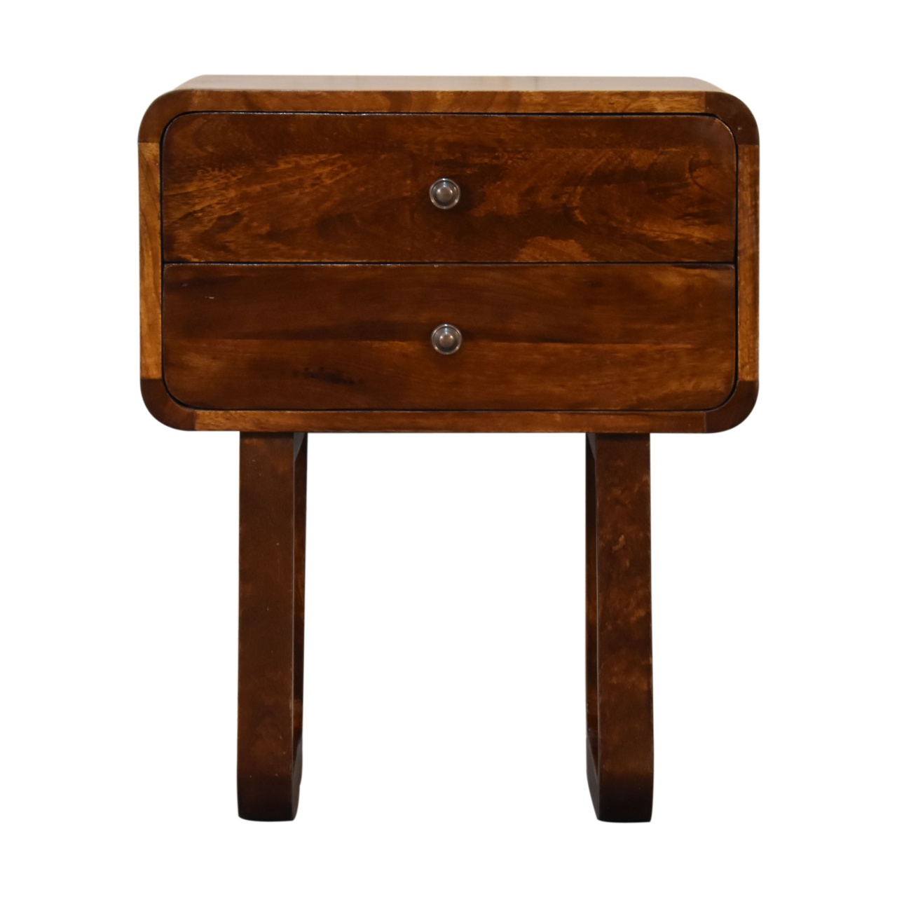 Canada U-Curved Chestnut Nightstand Suppliers