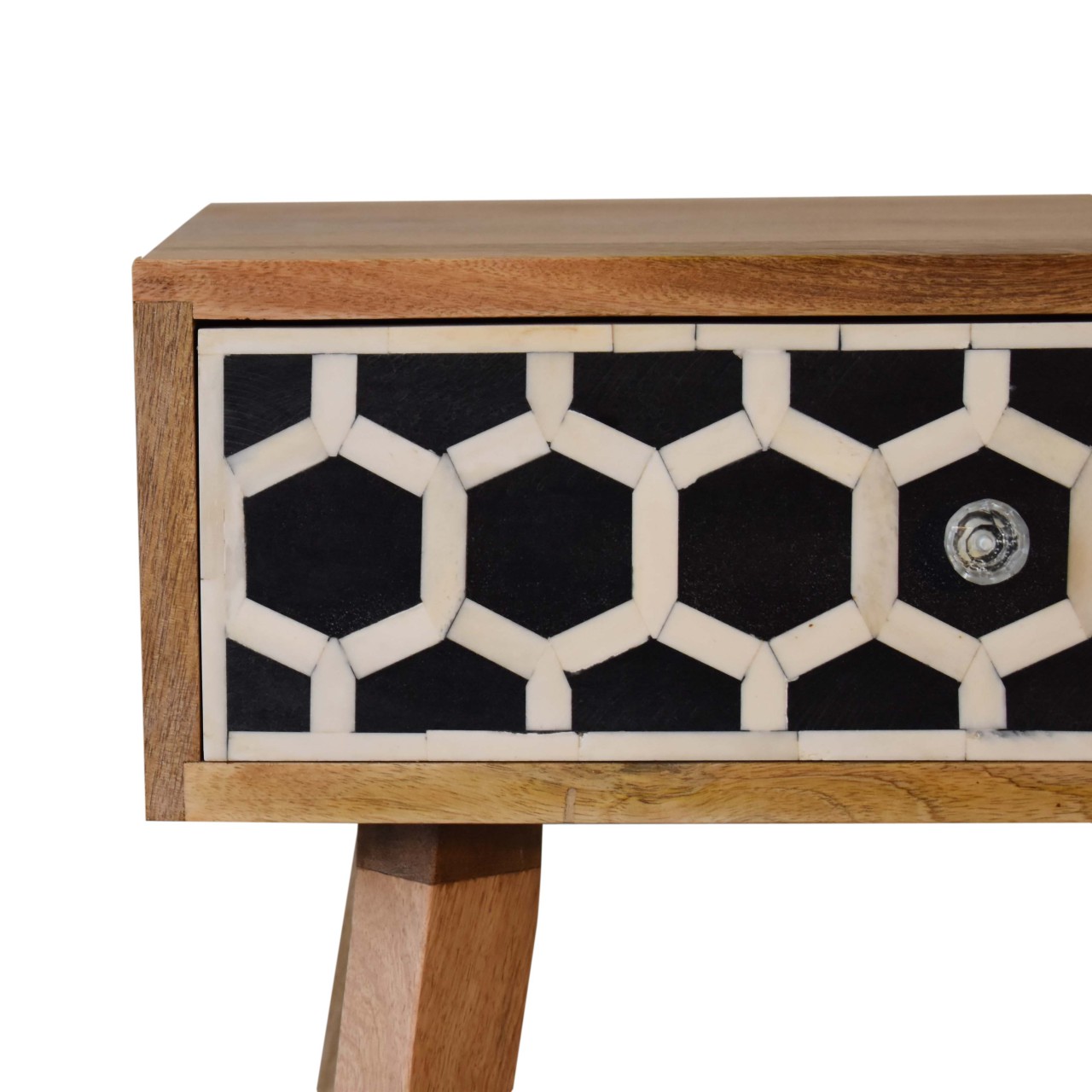 Bone Inlay Tapered Nightstand - Image 4