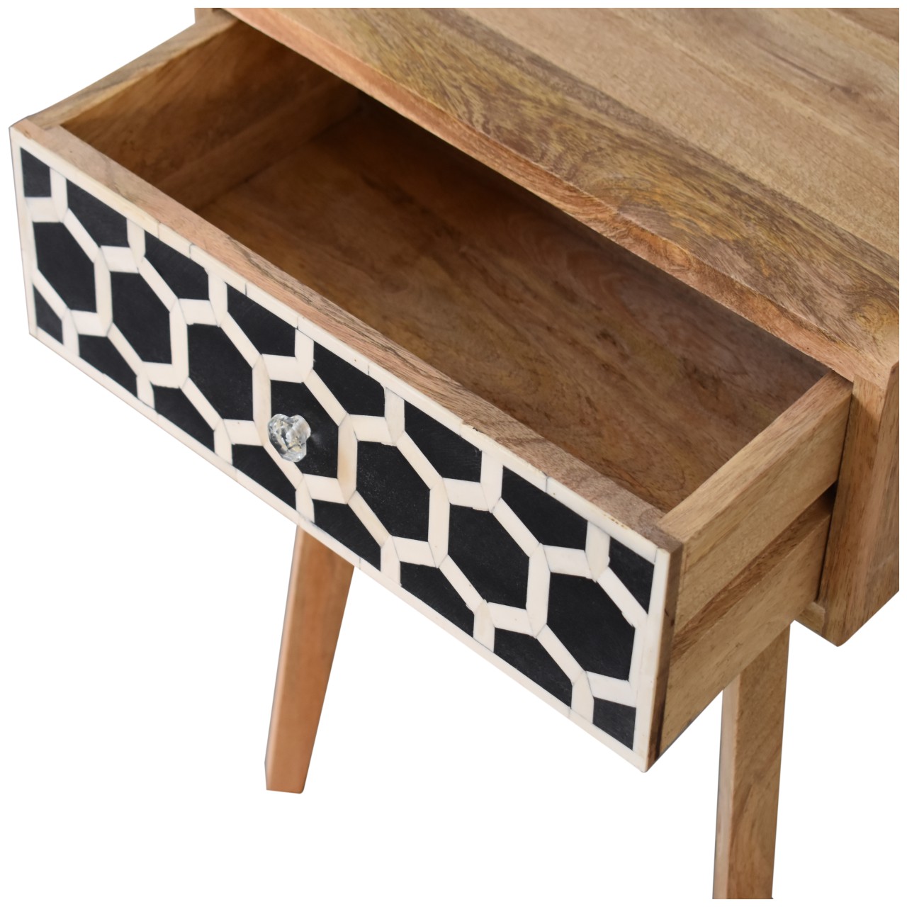 Bone Inlay Tapered Nightstand - Image 6