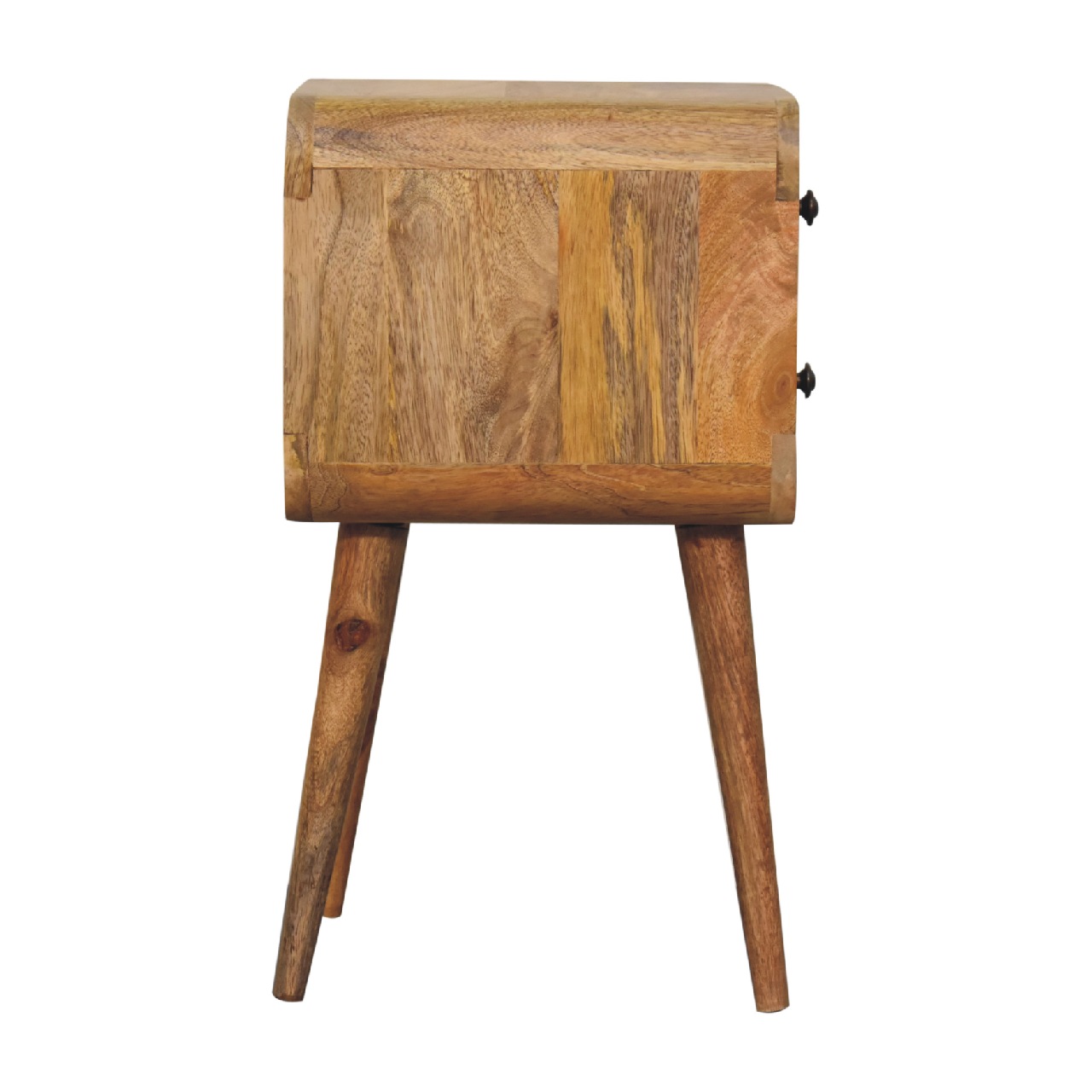 Mini Oak-ish Curved Nightstand - Image 8