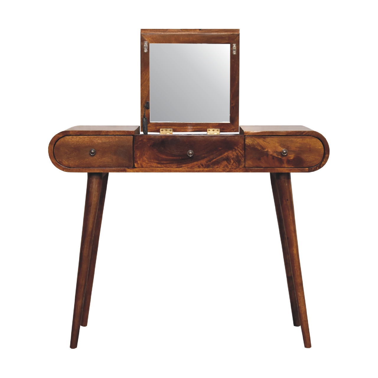 Chestnut Mirror Dressing Table - Image 4