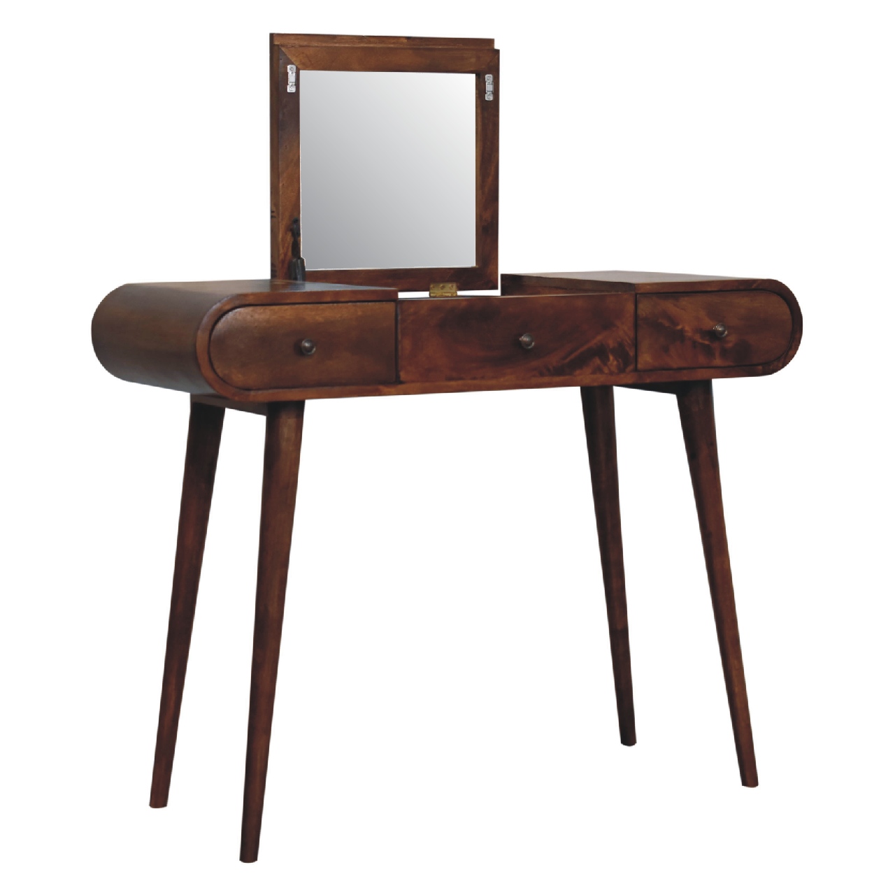Chestnut Mirror Dressing Table - Image 5