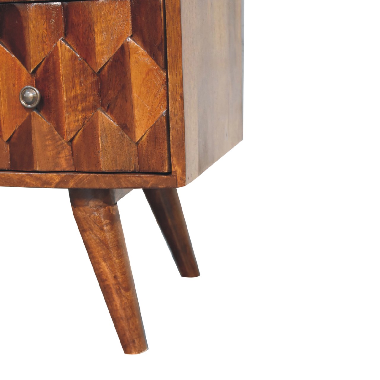 Pineapple Chestnut Carved Chest - Image 8