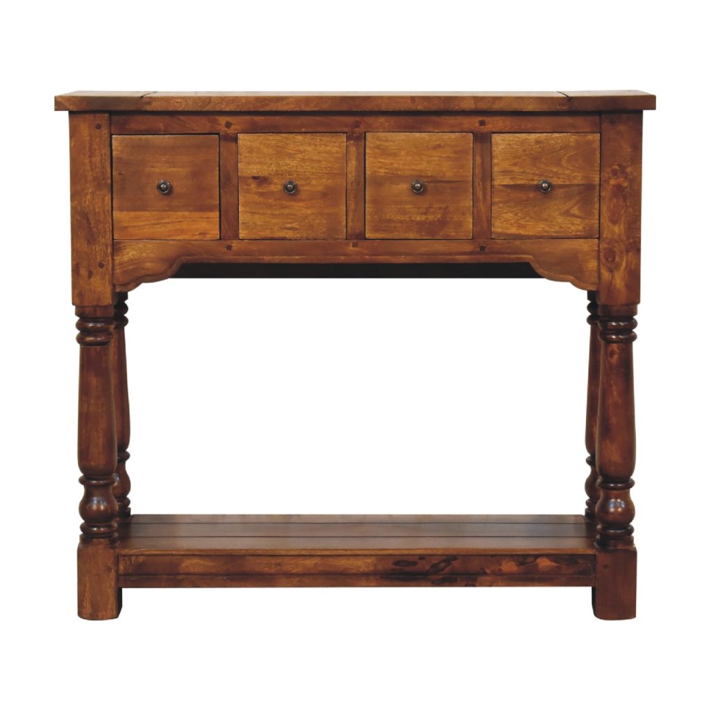 Canada Chestnut 4 Drawer Console Table Suppliers