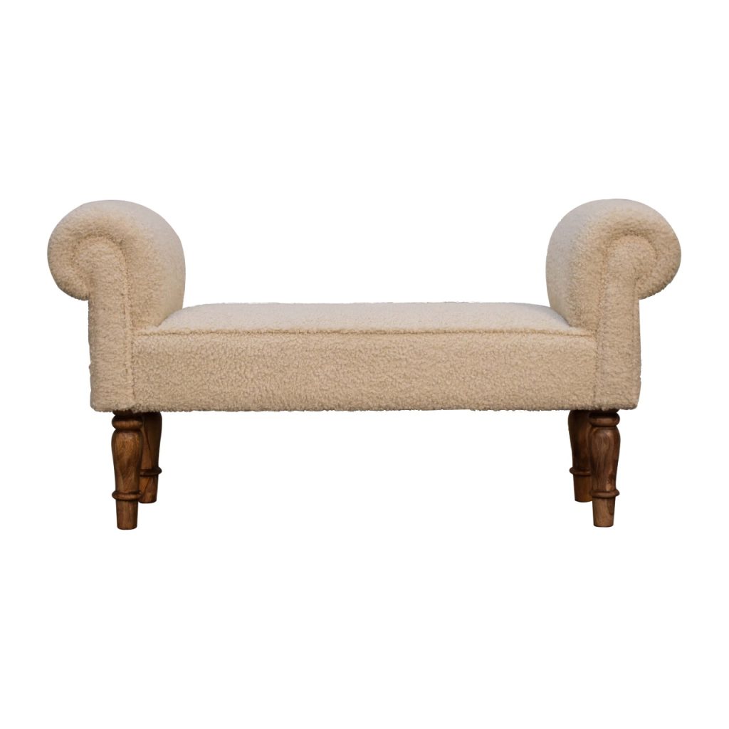 Canada Boucle Cream Bench Suppliers