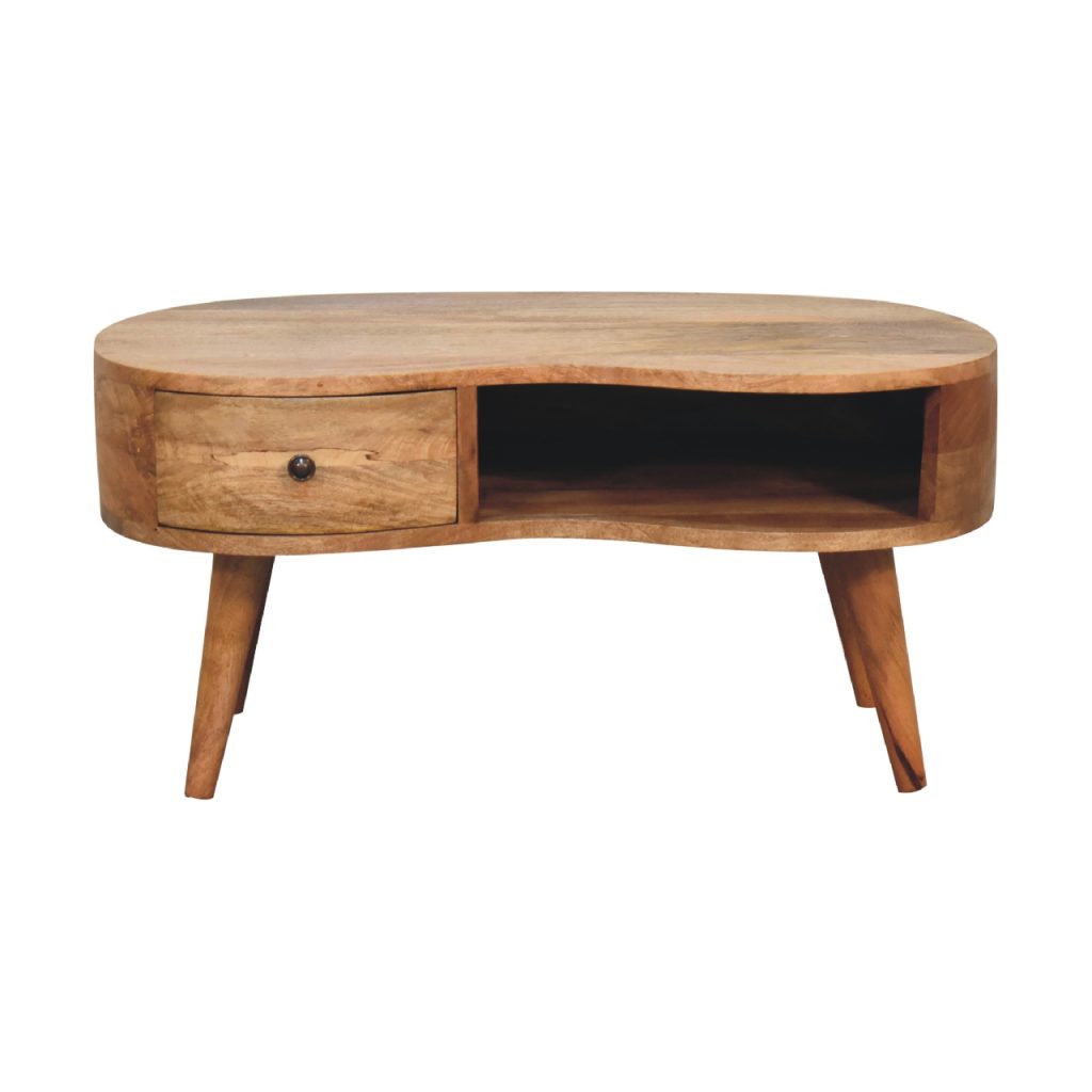 Canada Oak-ish Wave Coffee Table Suppliers