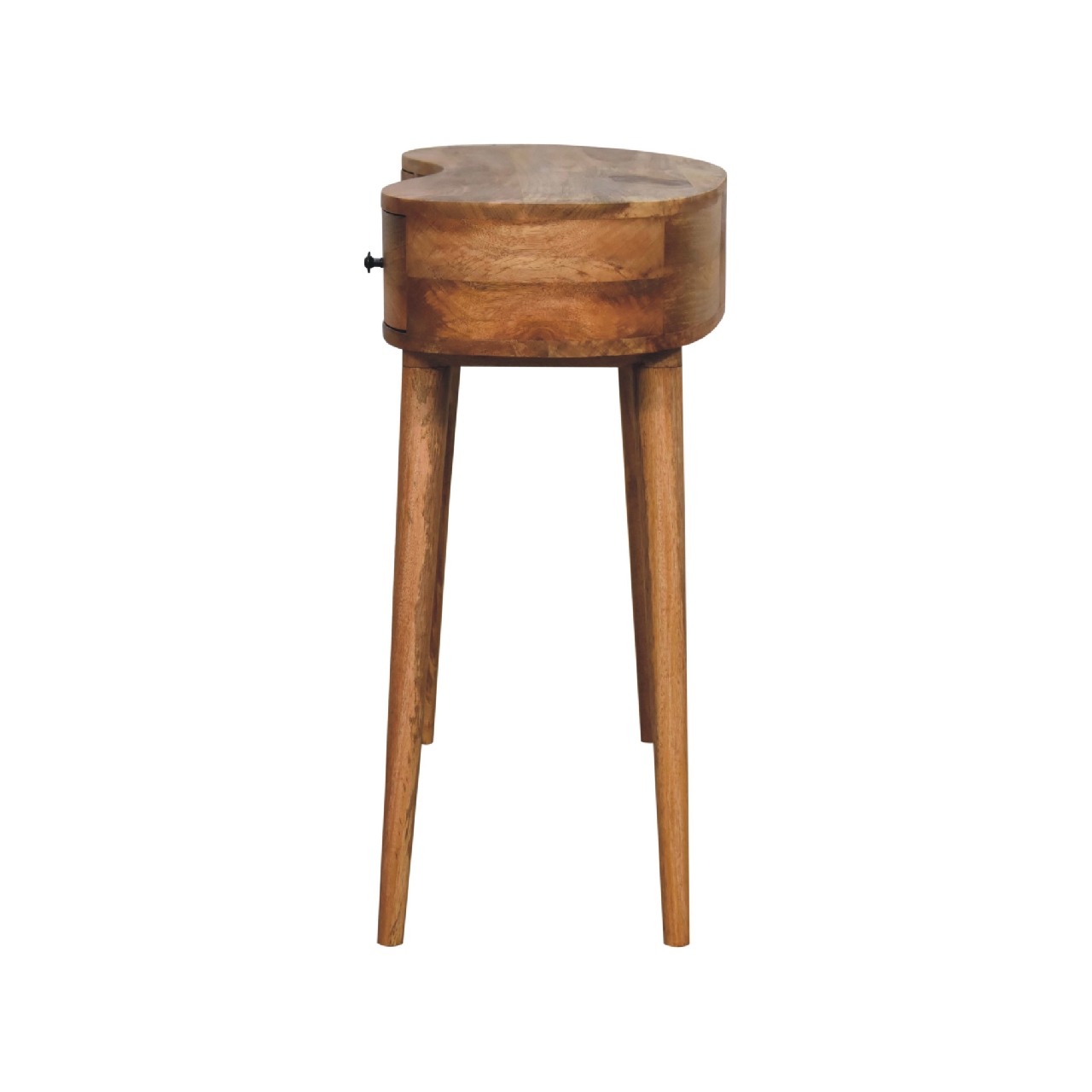 Oak-ish Wave Writing Desk - Image 9