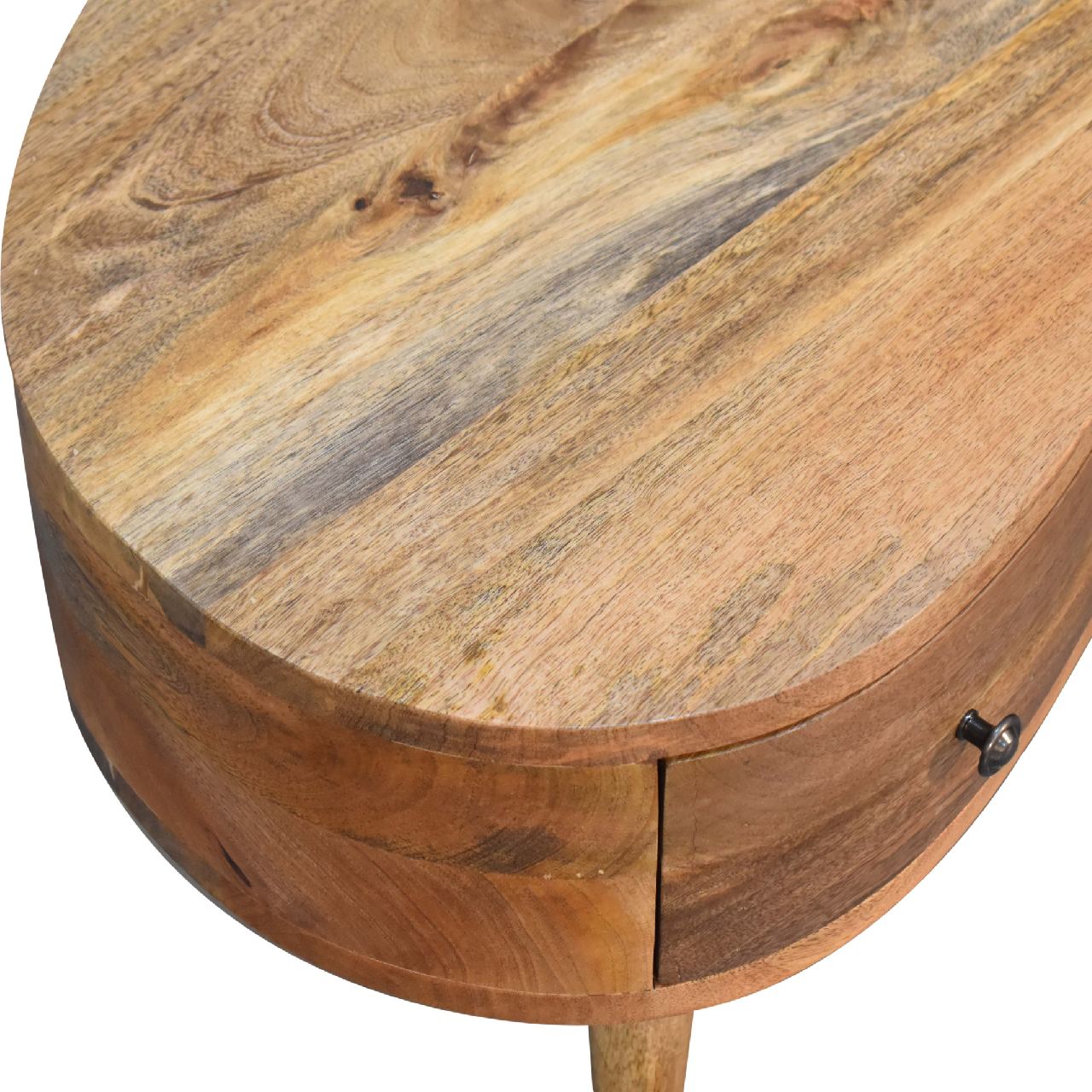 Mini Oak-ish Wave Coffee Table - Image 6
