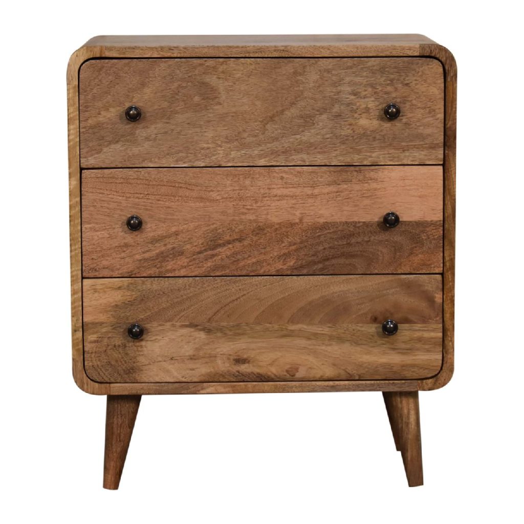 Canada Mini Curved Oak-ish Chest Suppliers