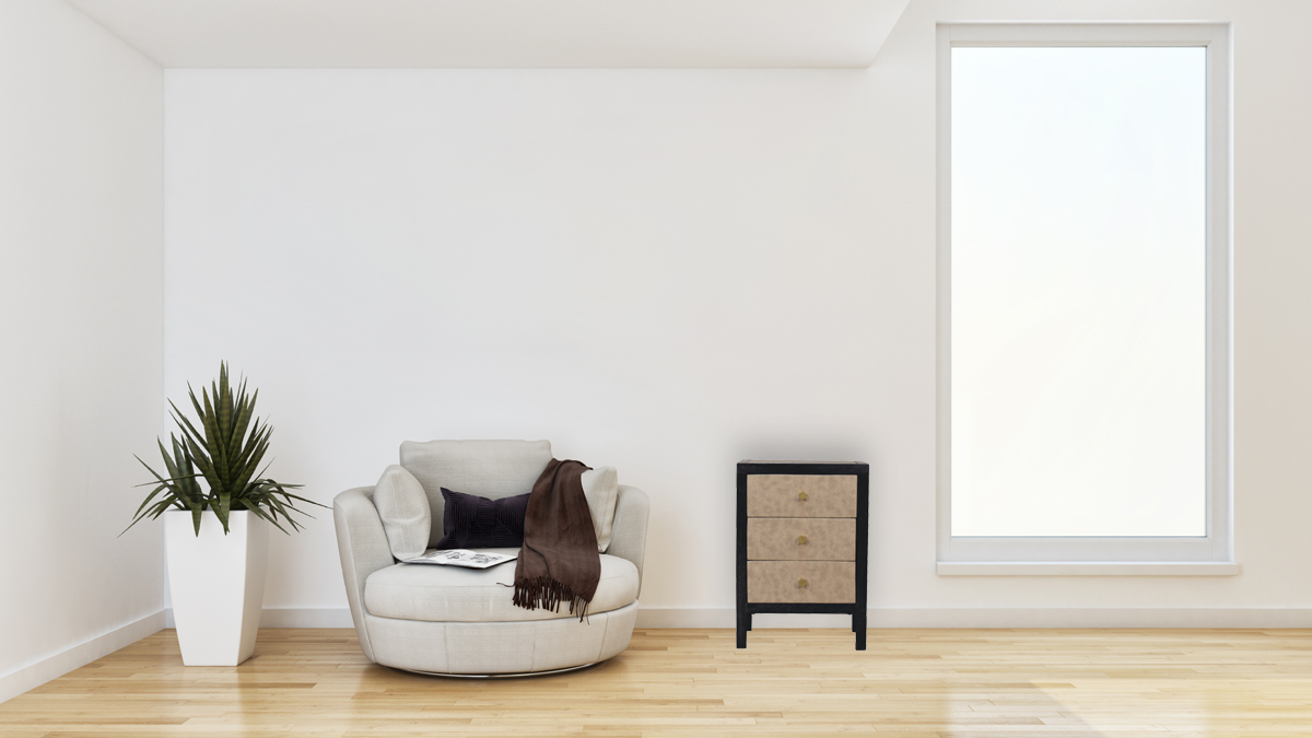 Mini Faux Leather Nightstand - Image 10