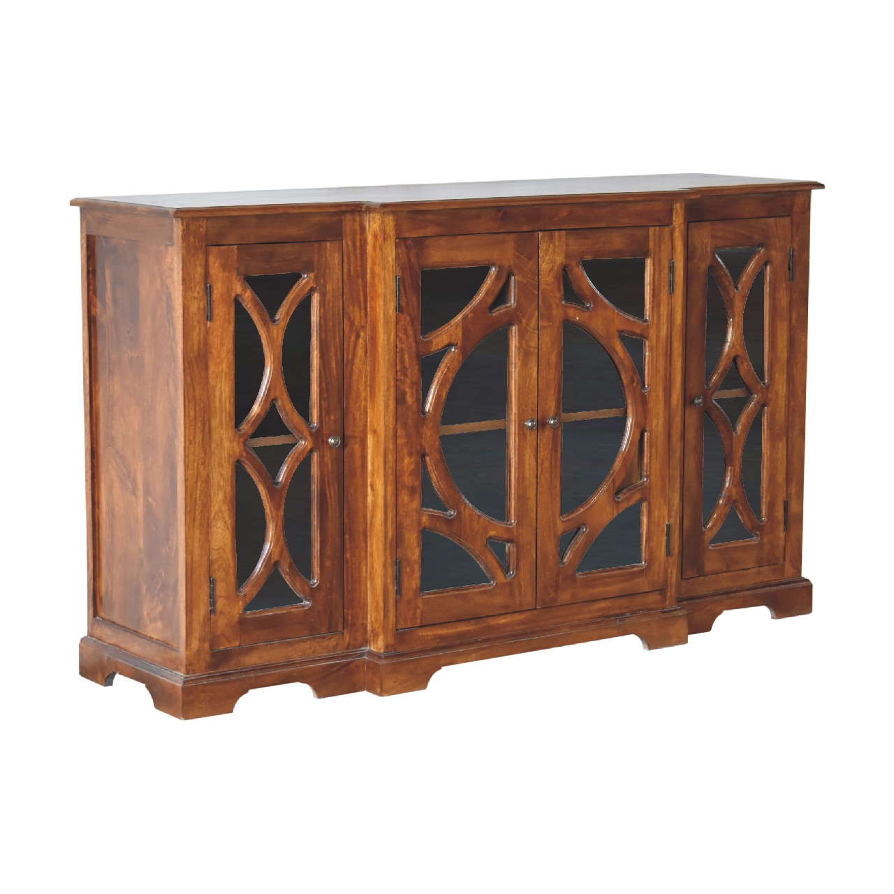 Glazed Carve Chestnut Sideboard - Image 4