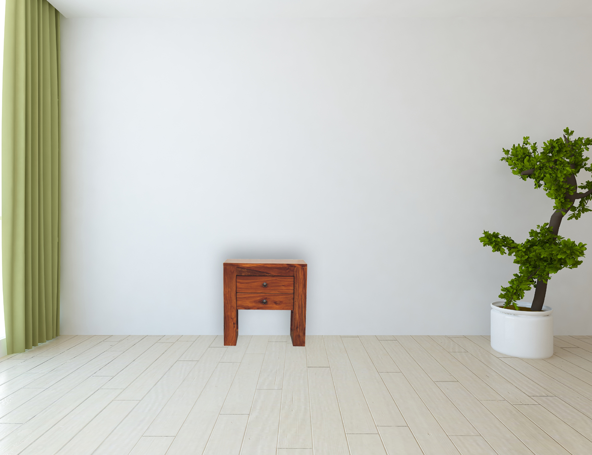 U-Square Honey Nightstand - Image 9