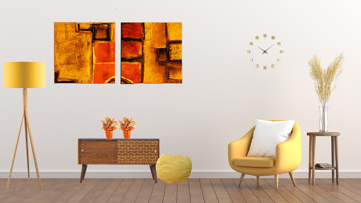 Gold Art Pattern Sideboard - Image 10