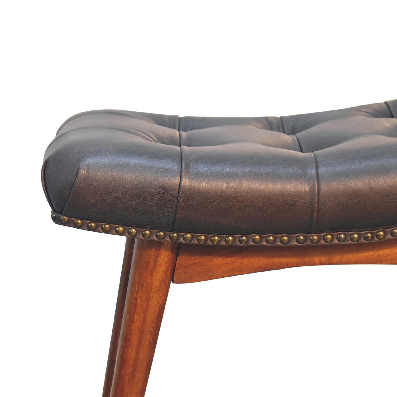Harbour Black Footstool - Image 5