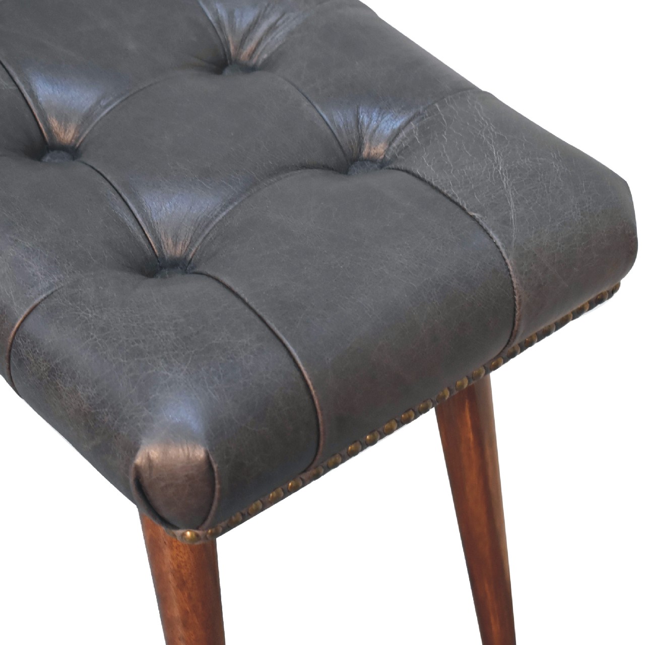 Harbour Black Footstool - Image 6