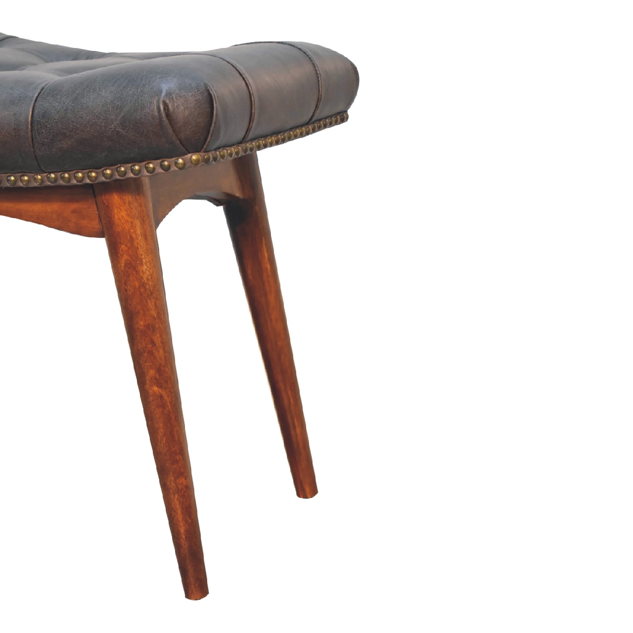 Harbour Black Footstool - Image 8