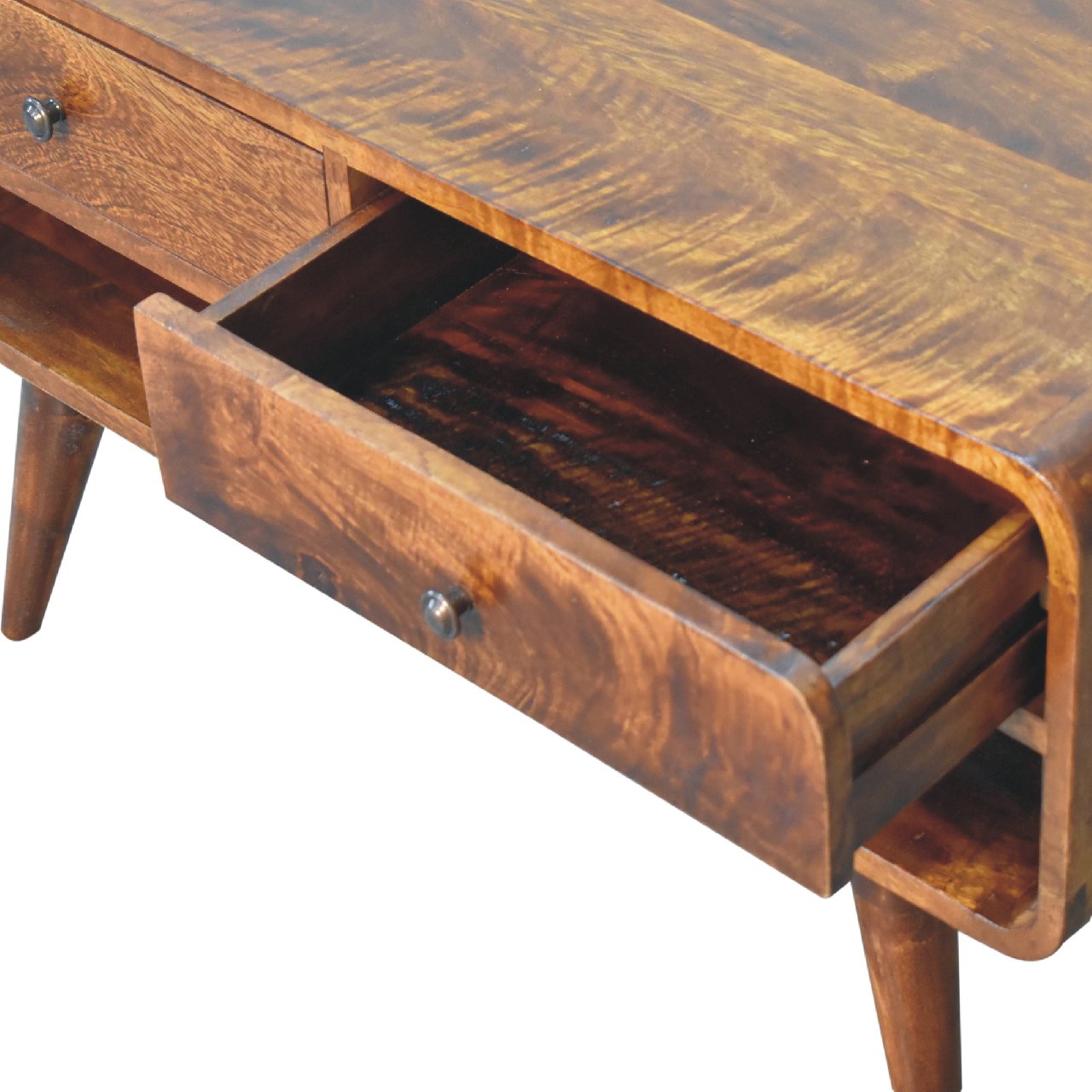 Reverse Curved Chestnut Media Unit - Image 6